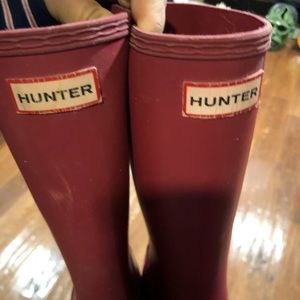 Girls hunter boots size 3 (youth)